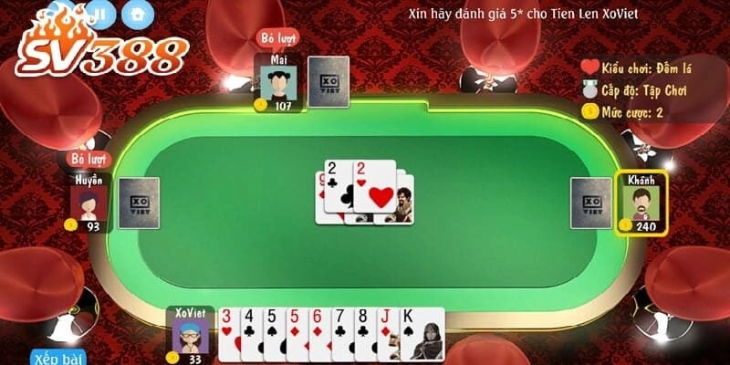 Tiến lên miền Nam thịnh hành